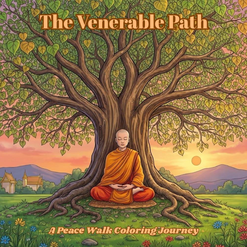 The Venerable Path: A Peace Walk Coloring Journey