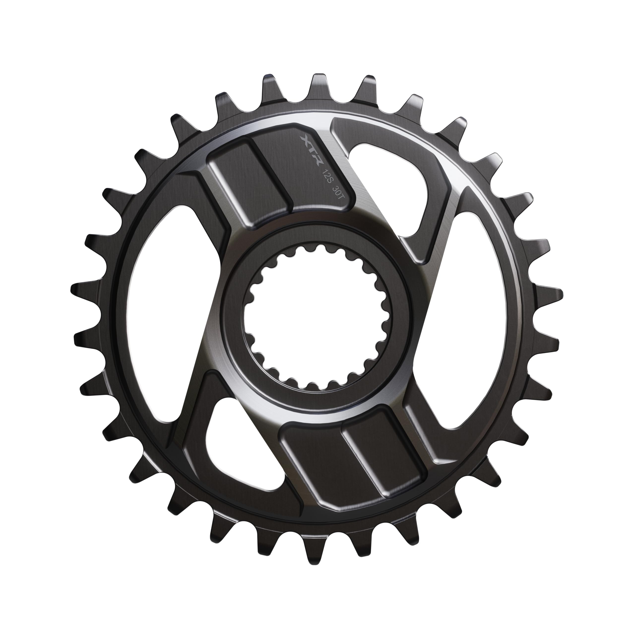 Plateau VTT Shimano XTR SM-CRM96 30T denture optimisée anti-déraillement