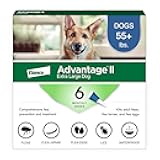 II XL Dog Vet-Recommended Flea Treatment & Prevention | Dogs Over 55 lbs. | 6-Month Supply
