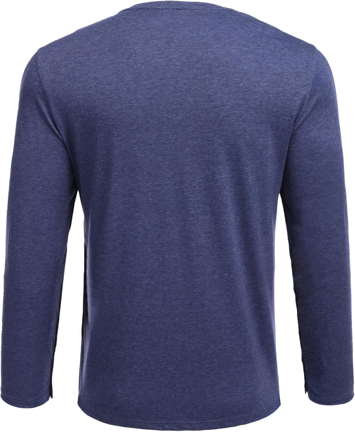 Deyeek Men's Post Shoulder Surgery Recovery Shirts Full Tear Away Long Sleeve Snap Chemo Port Access Shirt - Image 6