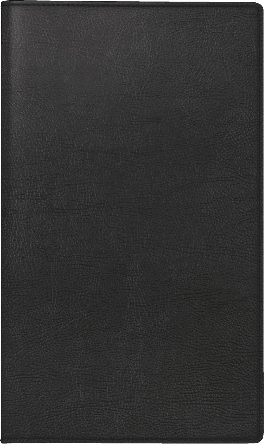 rido/idé Pocket Diary M Planner '26 | A6, Faux Leather, Black