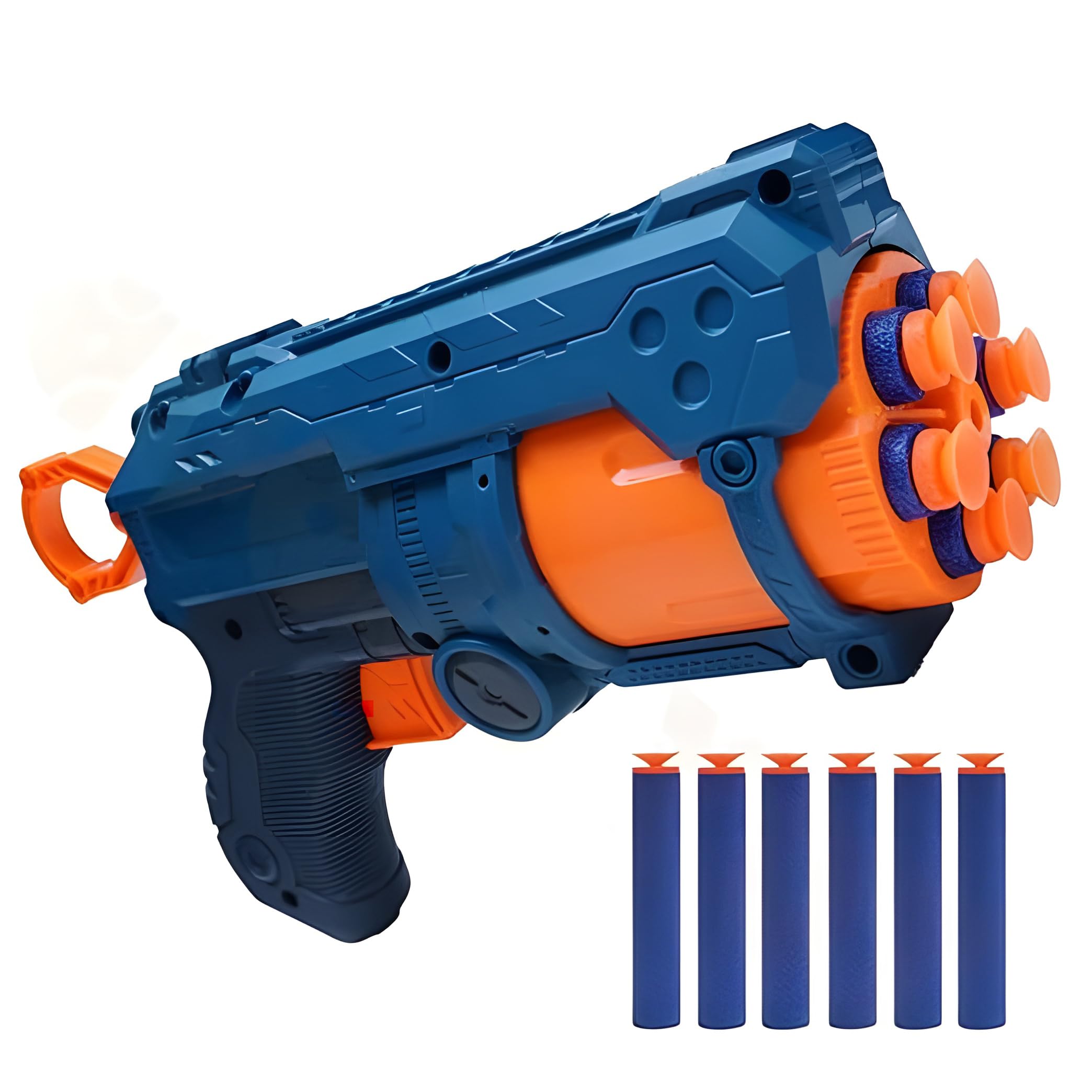 AABIDO Shooting Gun Toy - 6 Hole Automatic Rotating Barrel, 6-Dart Rotating Drum, Foam Blaster with Soft Dart Gun Toy - Safe and Fun Toy for Kids and Adults Aged 5 and Above (B0D9HJKGV6) Amazon Price History, Amazon Price Tracker