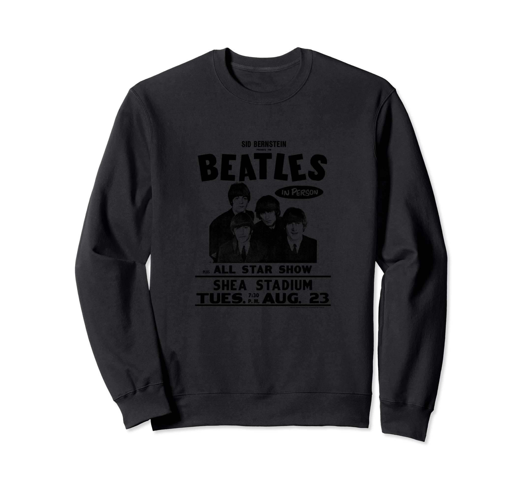 The Beatles - Shea Stadium Handbill Sweatshirt