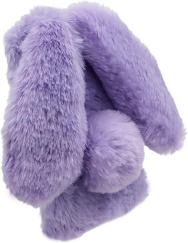 Miniatura 10 de DasKAn Funda protectora para teléfono Motorola Moto G Stylus 5G 2021 con orejas de conejo 3D con correa cruzada, para invierno, cálida, hecha a