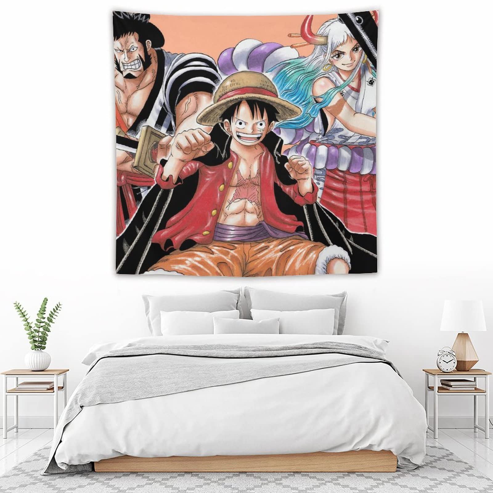 BANDAI - ワンピース　タペストリー　壁掛け　暖簾 Amazon.co.jp: タペストリー ワンピース ゾロ十郎 ONE PIECE