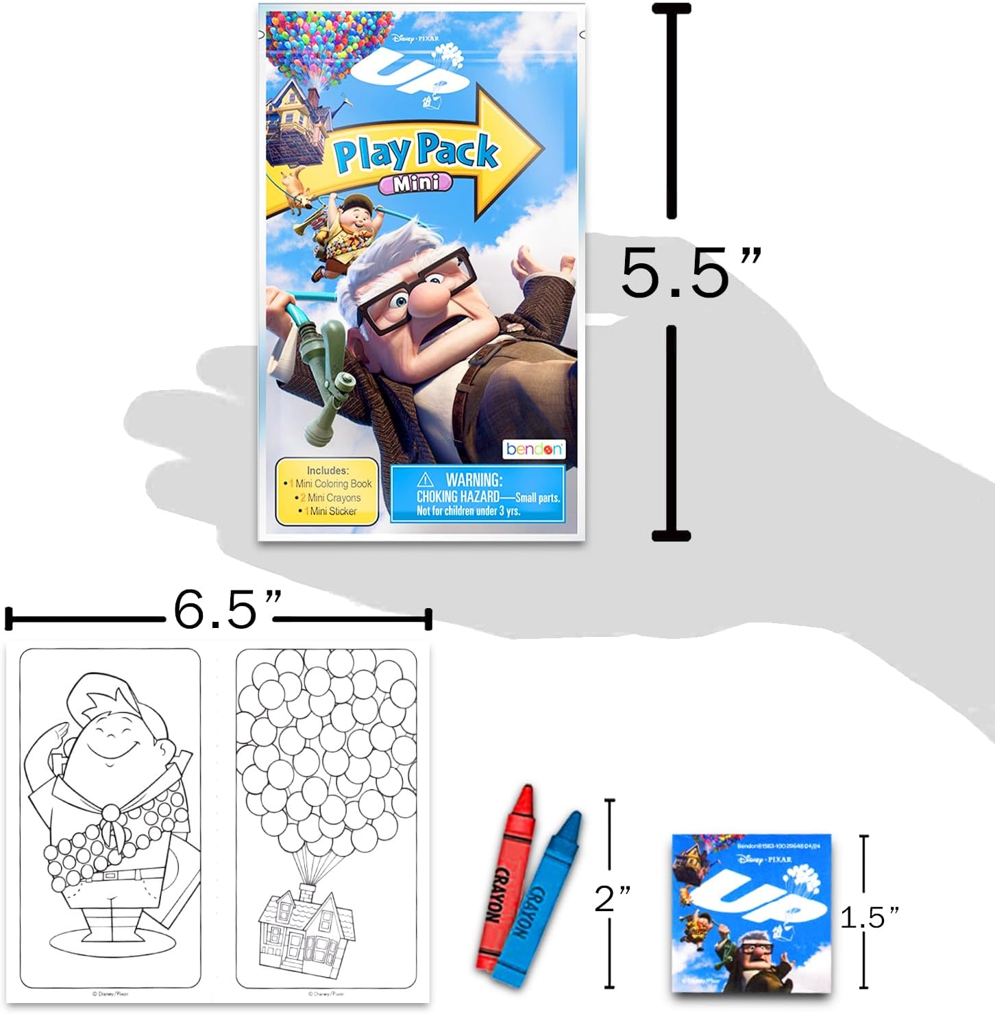 Disney "UP" Party Favors for Kids Bundle - 24 Mini Activity Packs image 3