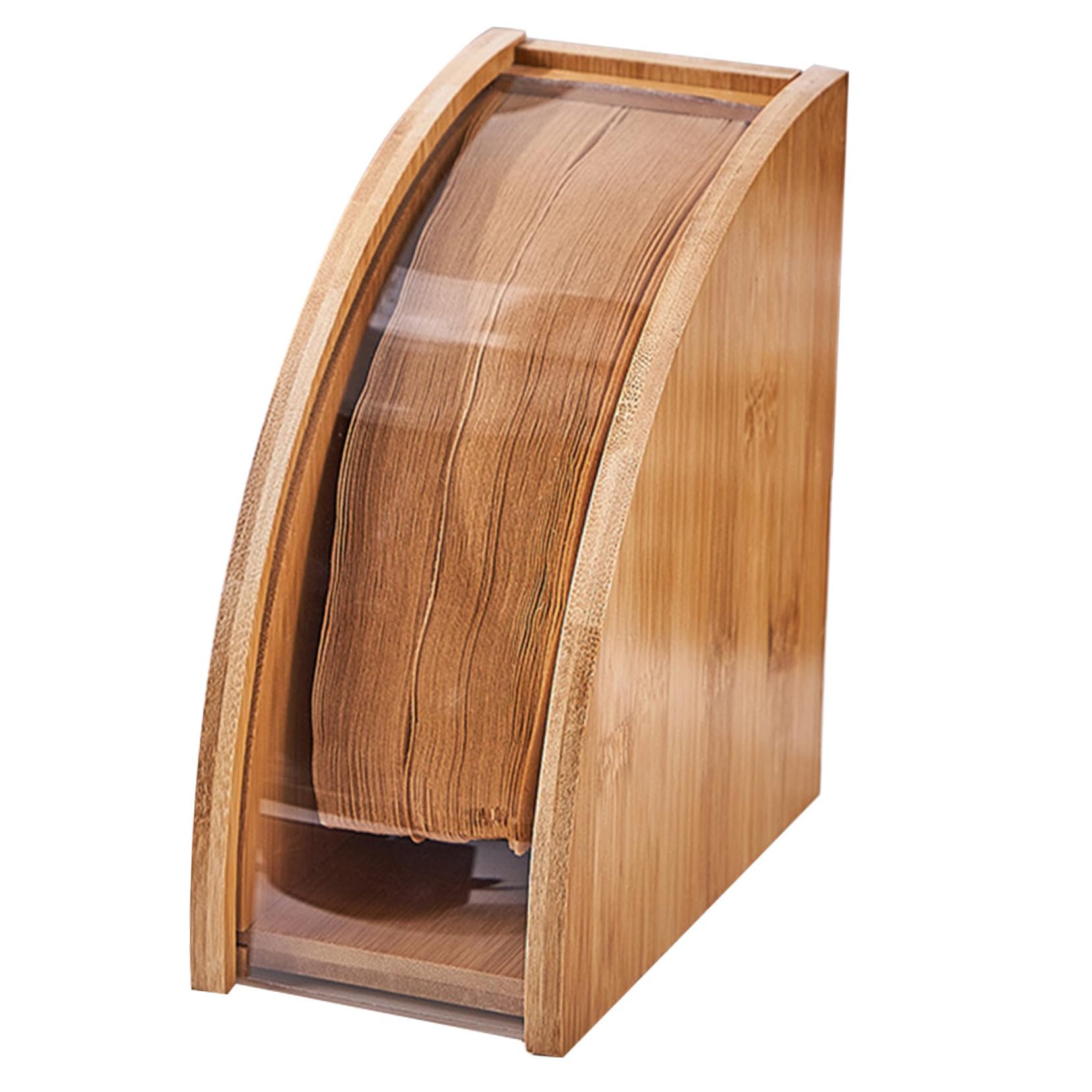 Porte-filtre à café en bois support rangement filtre éventail pour accessoires cuisine maison