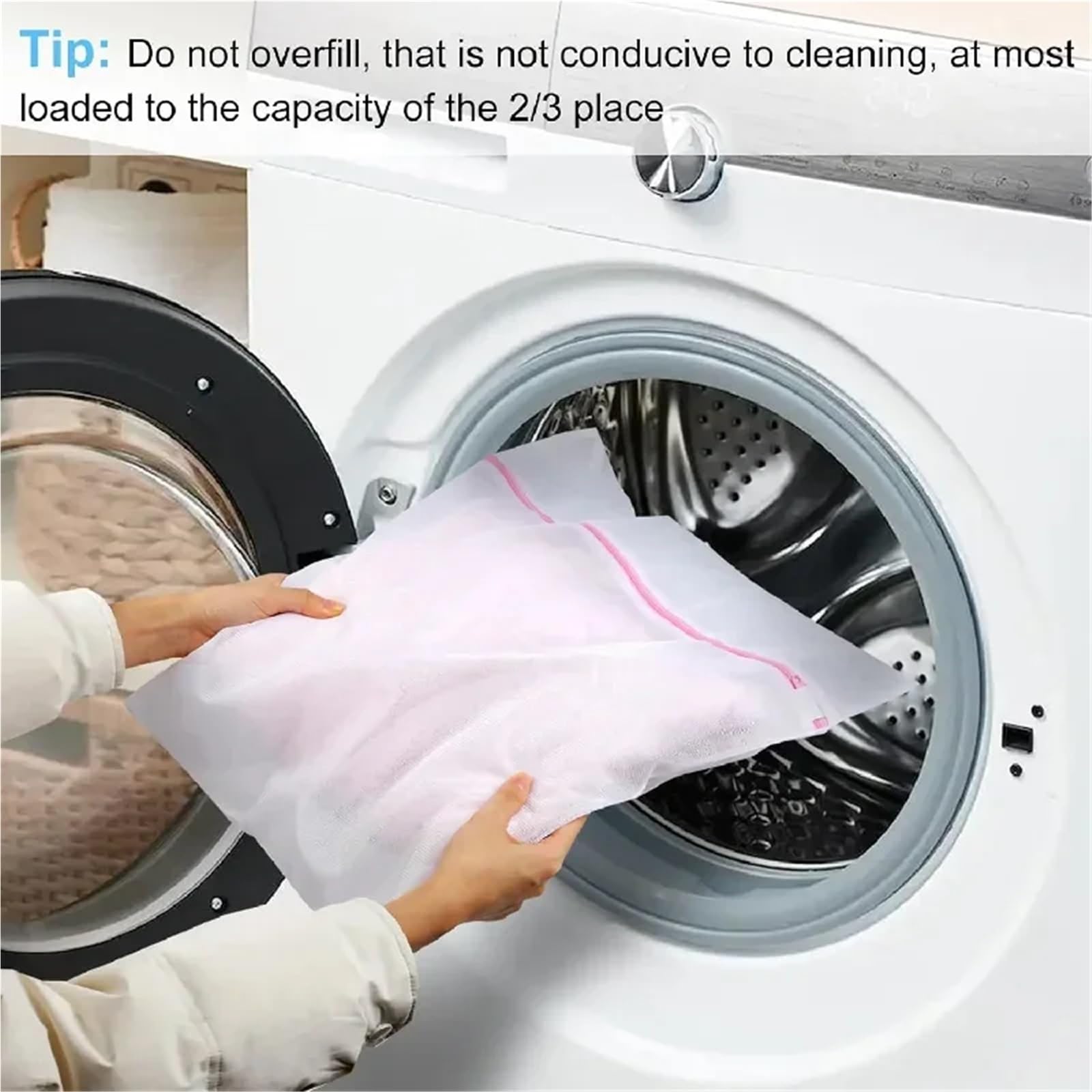 Wäschesäcke aus Netzgewebe 7-teiliger Wäschebeutel aus Netzgewebe, ideal for Reisen und for Waschen von Kleidung, geeignet for Hemden, BHs, Strümpfe Unterwäsche