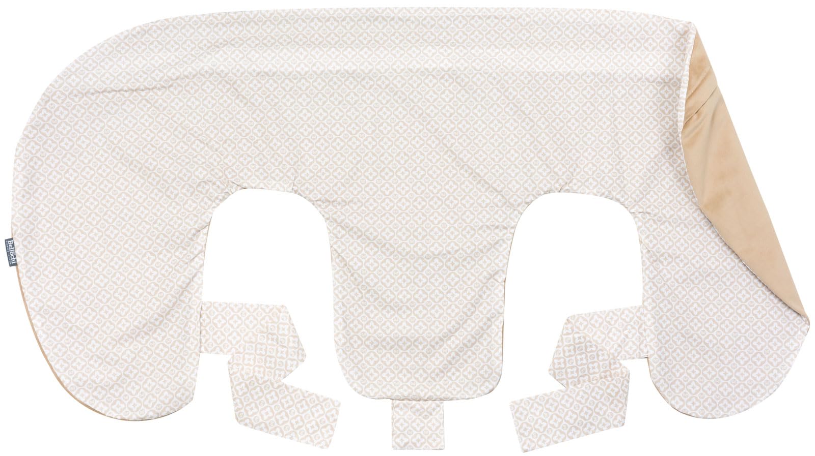 Bellochi Twin Feeding Pillowcase for Twins, 100% Hypoallergenic Cotton Replacement Cover, Secure Concealed Zipper, 100x57x18 cm, Certified Fabric (Animaland) — view 6