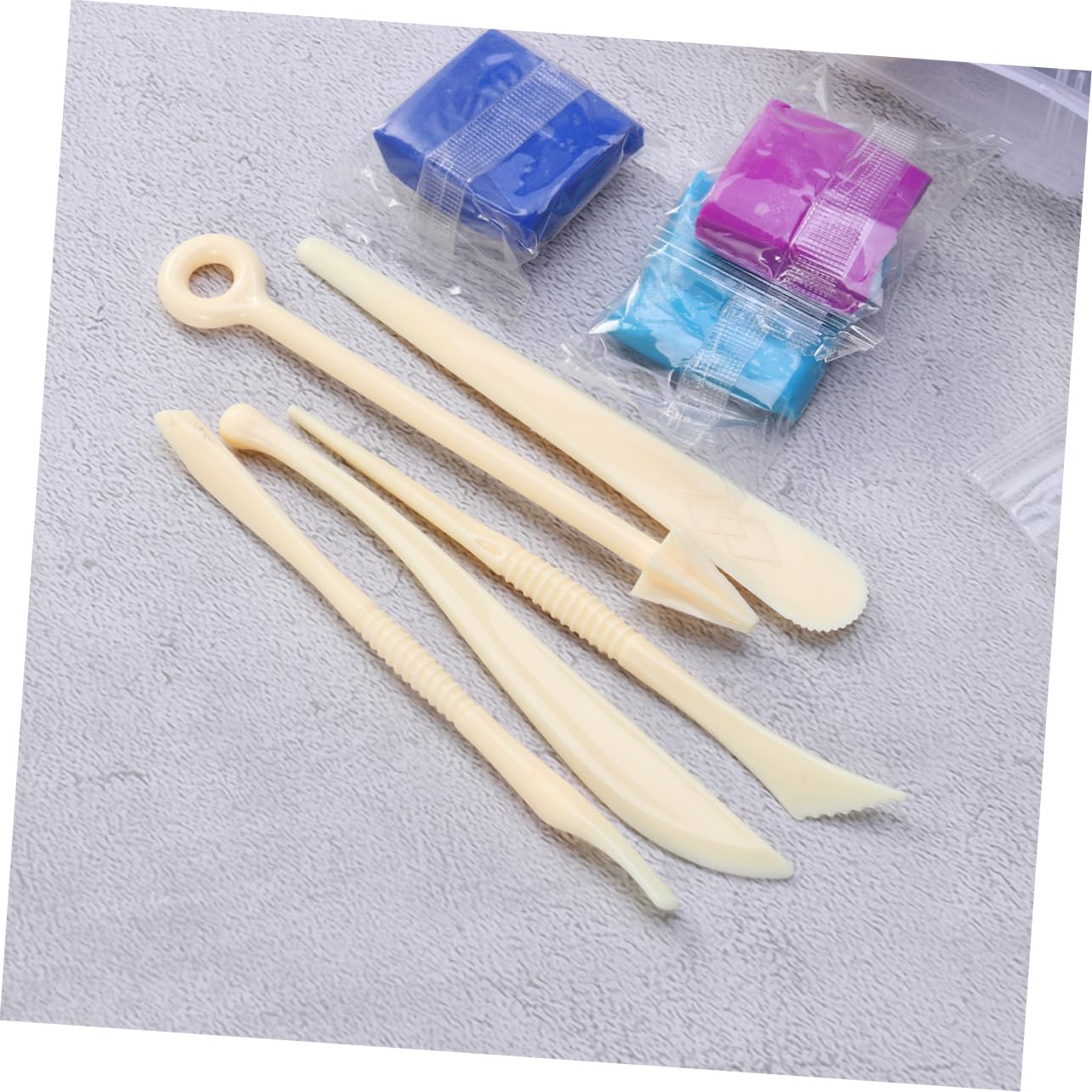 Kit Argilla Modellabile 24 Colori per Bambini Accessori | Pvc Morbido, Creativo e Educativo, Blocchi da Cuocere, Formato DIY per Piccoli Progetti Manuali
