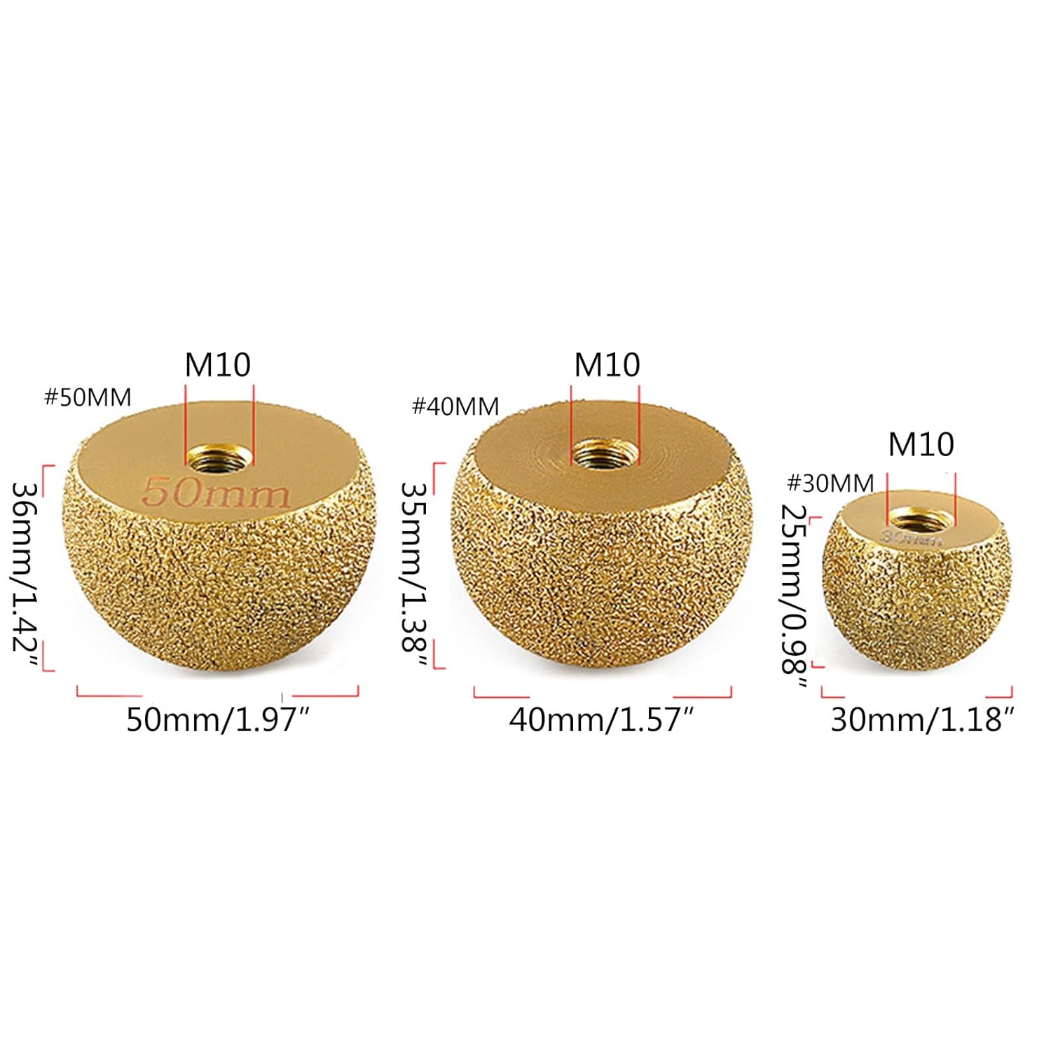 Brazing Diamond Pots Making Tool Machine Polishing Cobblestones Marble Abrasive Tool Inner Flower Pots Grinding Stone Cutting Supplies
