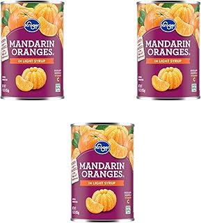 Canned Mandarin Oranges in Light Syrup 15 oz (3 PK)