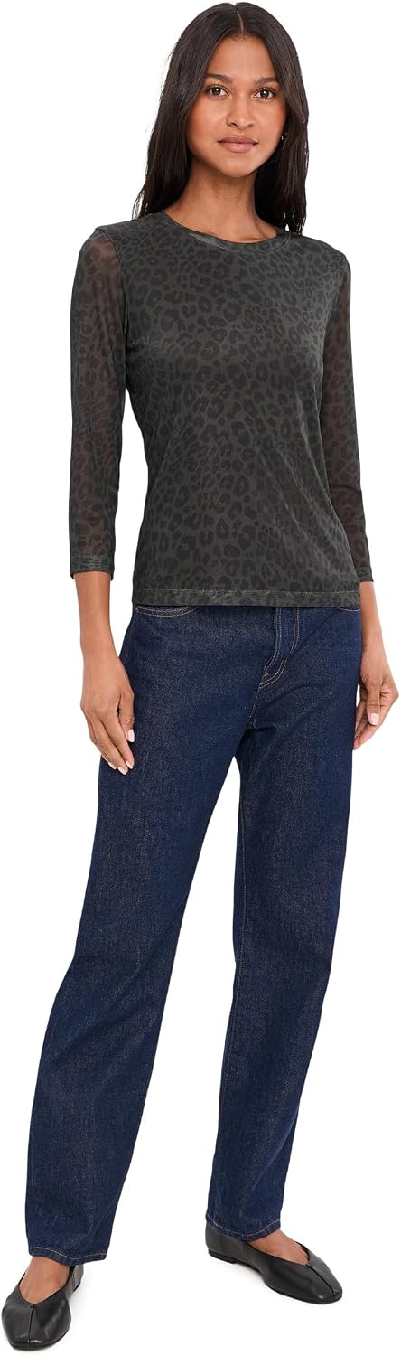Sanctuary Mesh 3/4 Sleeve Top