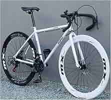 【直接渡しのみ】ロードバイク Amazon | Dazzixクロスバイクエアロロードバイク 自転車 24/27