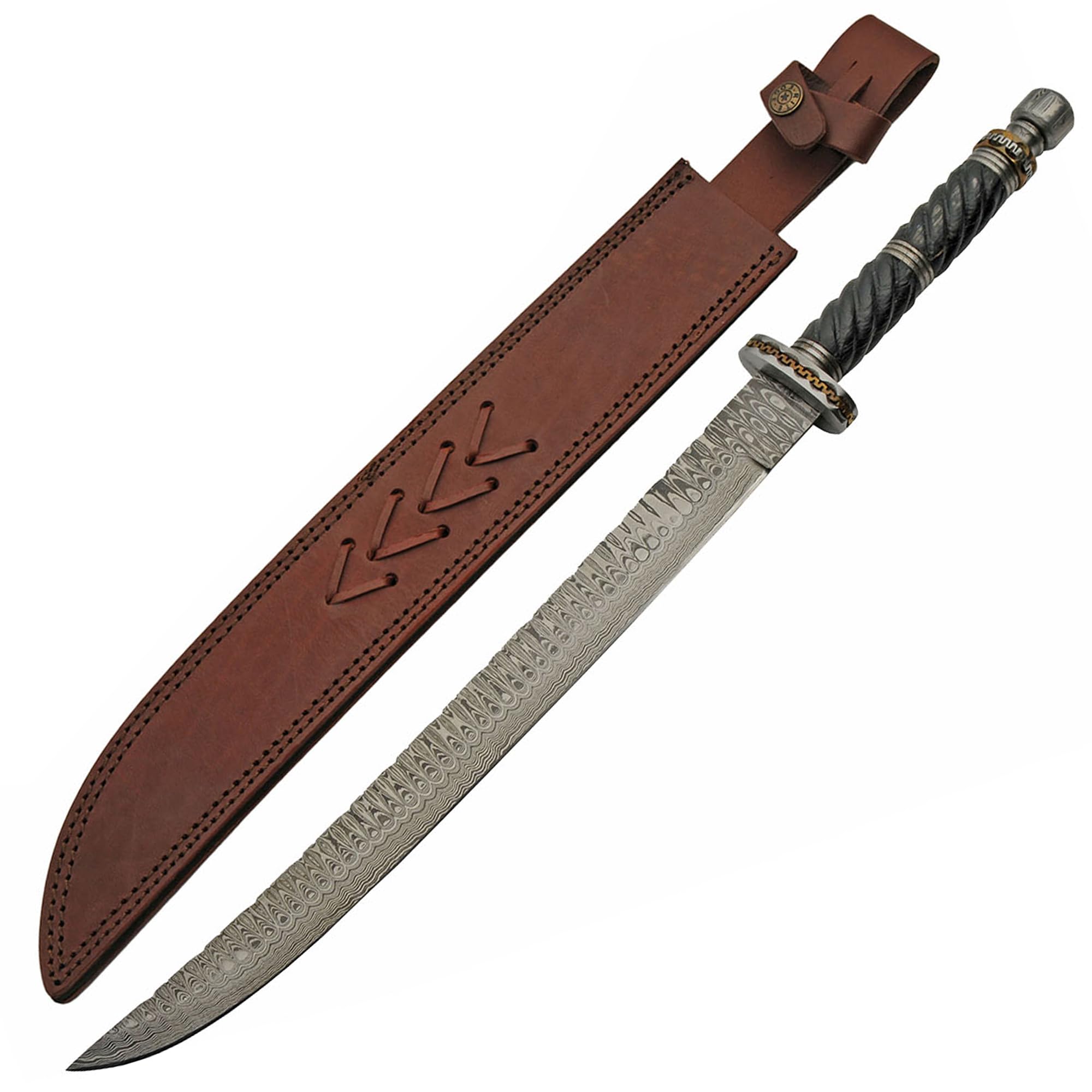 Amazon.com: SZCO Supplies 21.5” Damascus Steel Short Sword