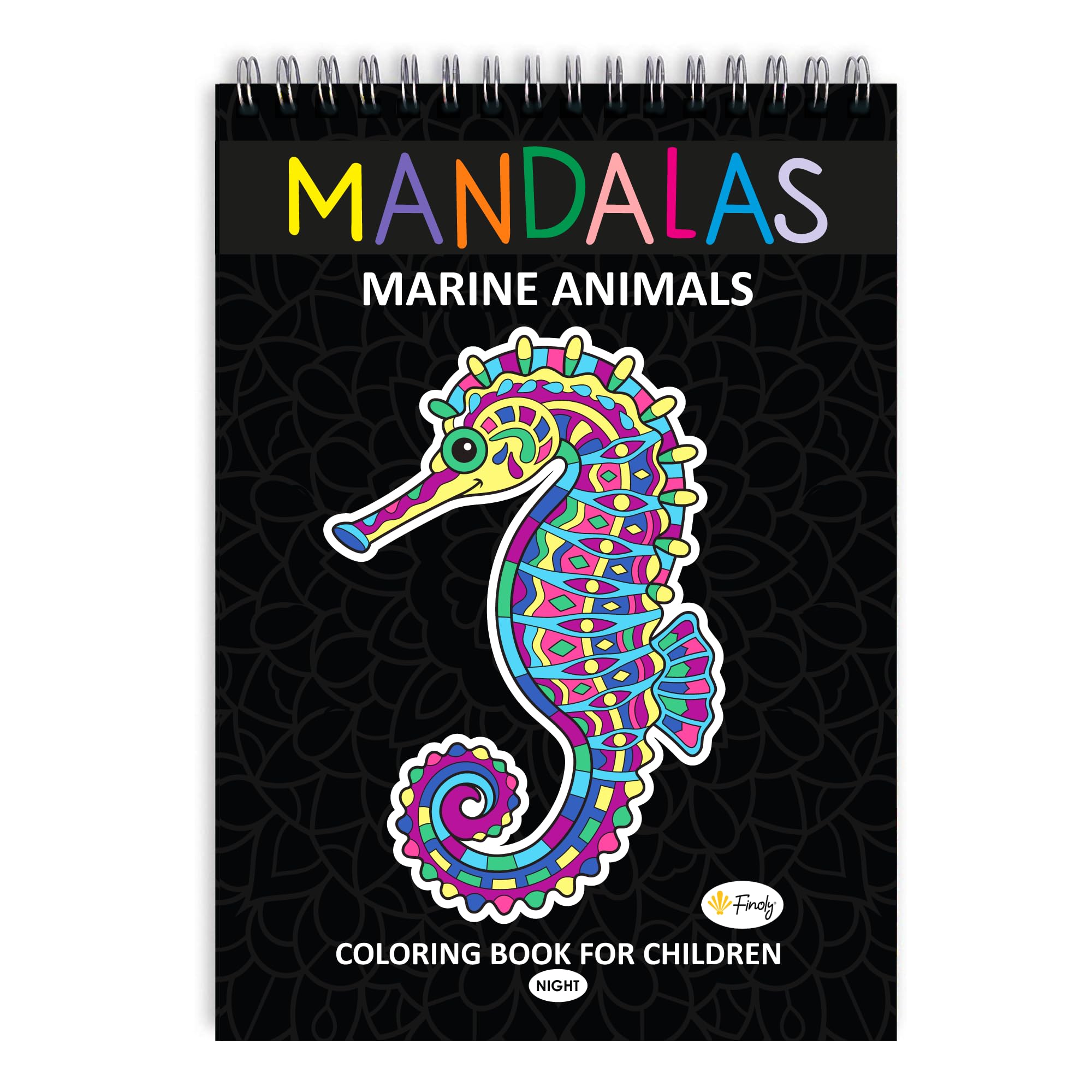 Libro Mandala Da Colorare Per Adulti Finoly - 30 Illustrazioni - Formato A4 - Carta Premium - Foto 6