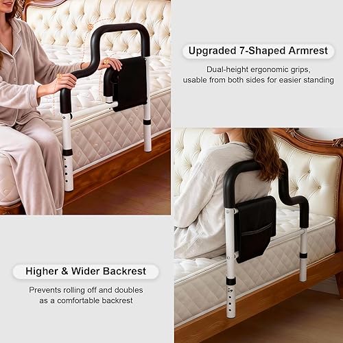 Miniatura 7 de Rieles de cama para la seguridad de adultos mayores