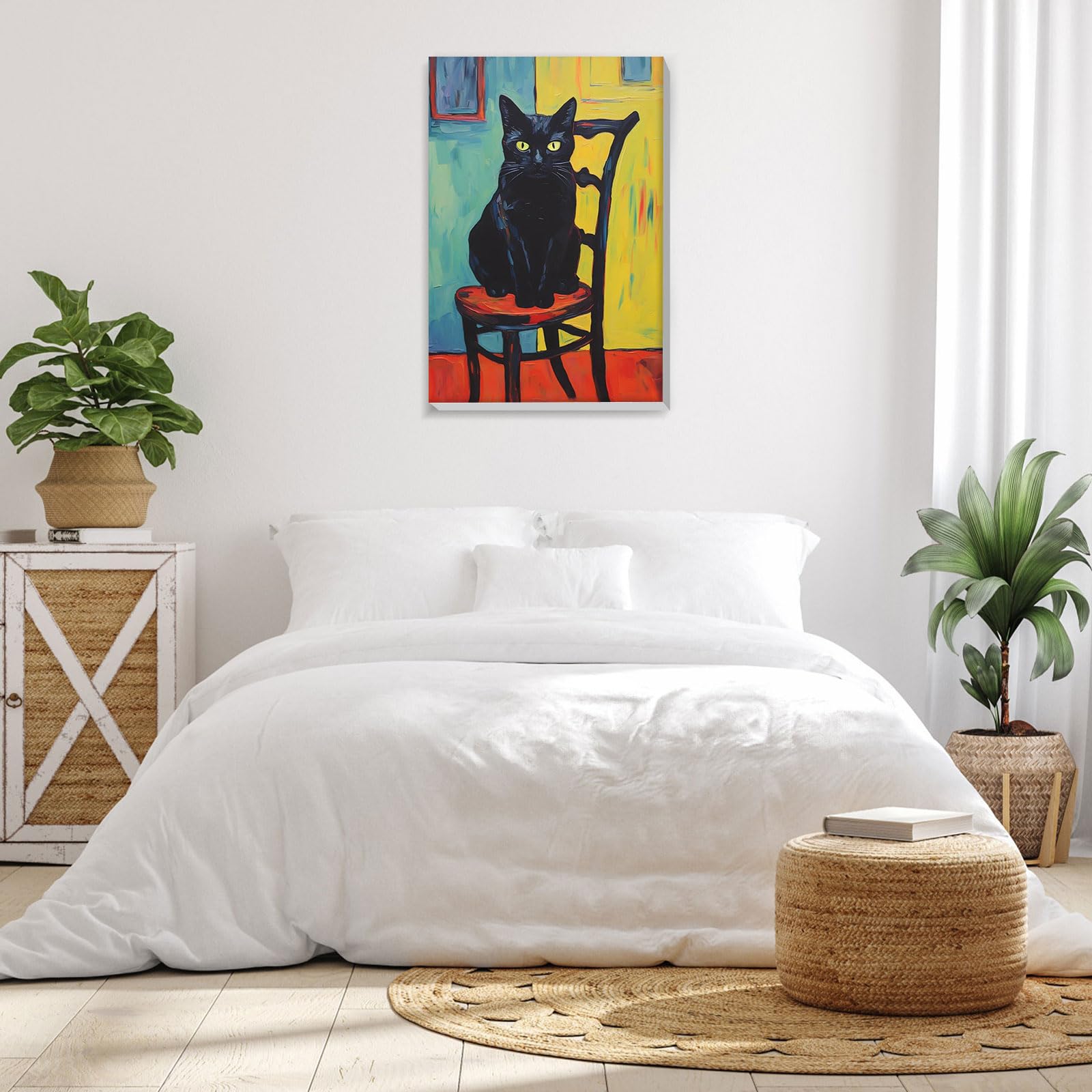Pittura Con I Numeri Lxmsja Per Adulti – Kit Animali Colorati Su Tela 20x20cm Con Cornice, 3 Pennelli E Colori Acrilici