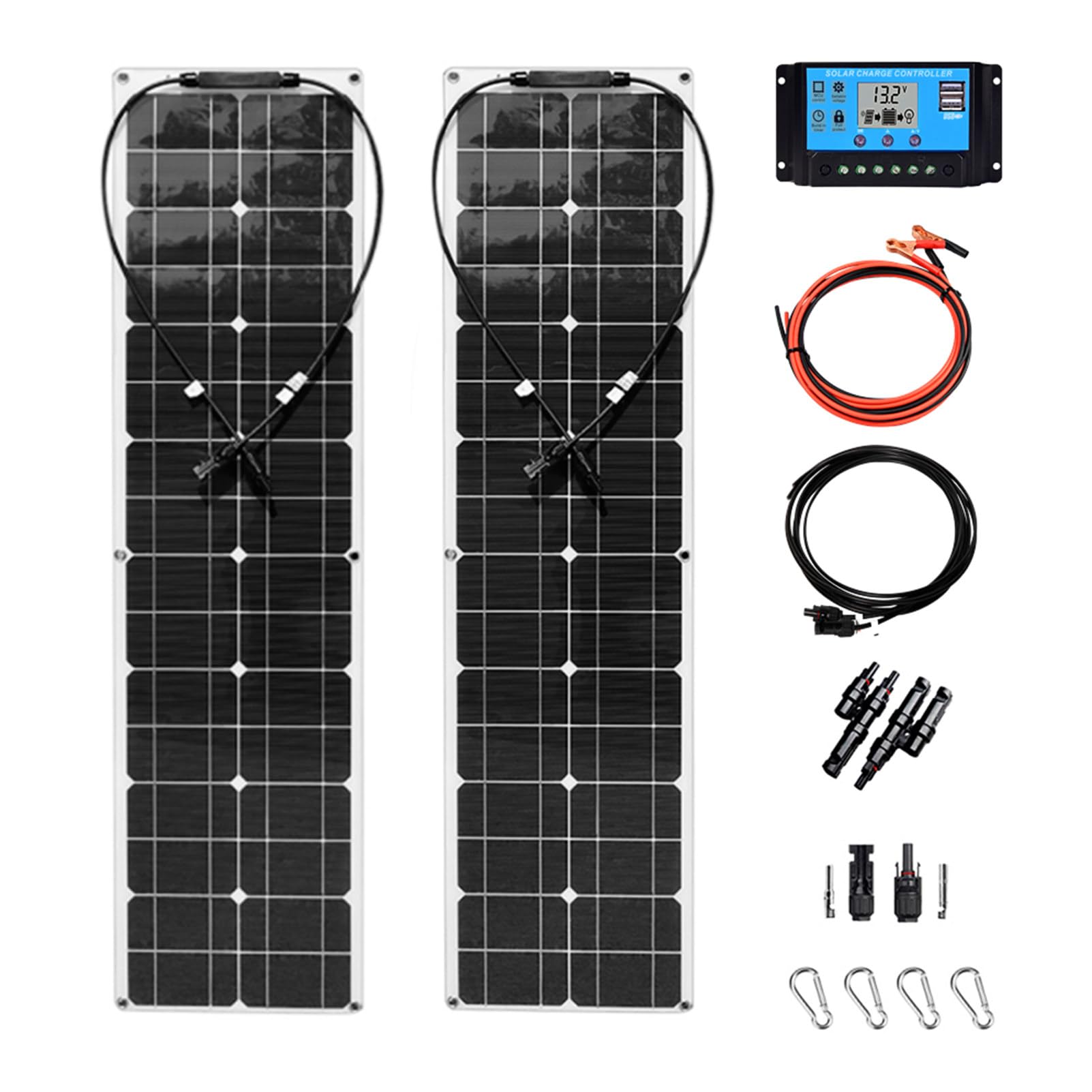 Système de panneau photovoltaïque pour maison et camping-car GSHAOBEN en plein air