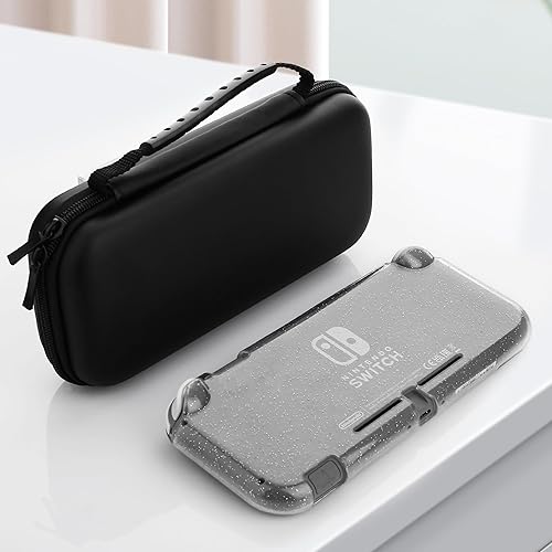 Miniatura 7 de FUNDIARY Funda de transporte de viaje para Nintendo Switch Lite, funda protectora rígida de viaje para Lite, funda de transporte portátil a prueba