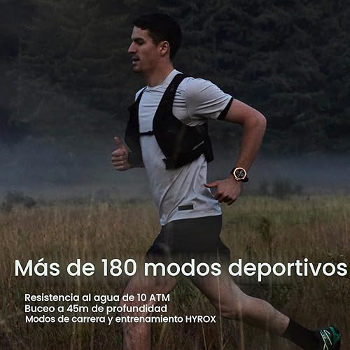 Miniatura 4 de Amazfit T-Rex 3 Pro - Reloj inteligente para exteriores con pantalla AMOLED de zafiro de 1.890 in, bisel Ti, GPS de doble banda, mapas sin conexión,