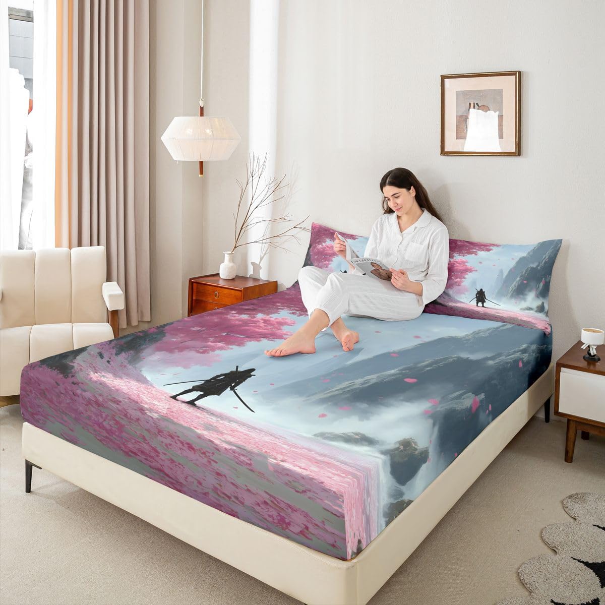 Homemissing Samouraï Drap Housse 180x200cm