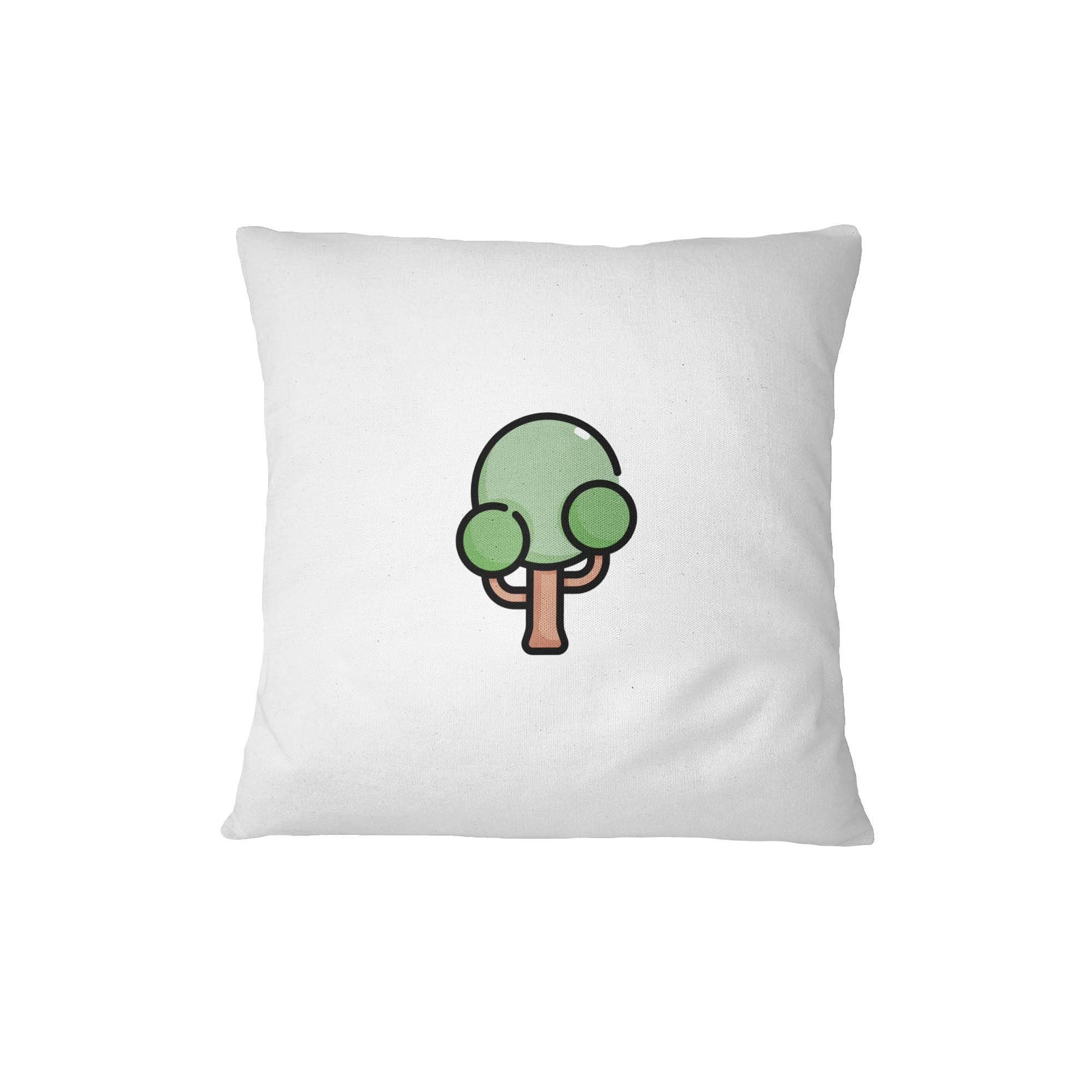 Bona BasicsDecorative Cushion Cover Home Decor for Sofa Cafeteria Size 60 x 60 cm White