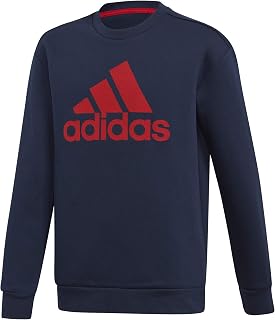 adidas JB A Spacer CW Sweatshirt, Children, boys, Sweatshirt, FM4433, Collegiate Navy/Bold Red, 116 (5/6 años)