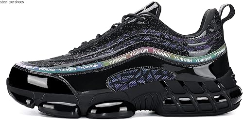 Miniatura 2 de Steel Toe Shoes for Men Women Non Slip Work Shoes Indestructible Steel Toe Sneakers Lightweight Composite Toe Safety Shoes Women