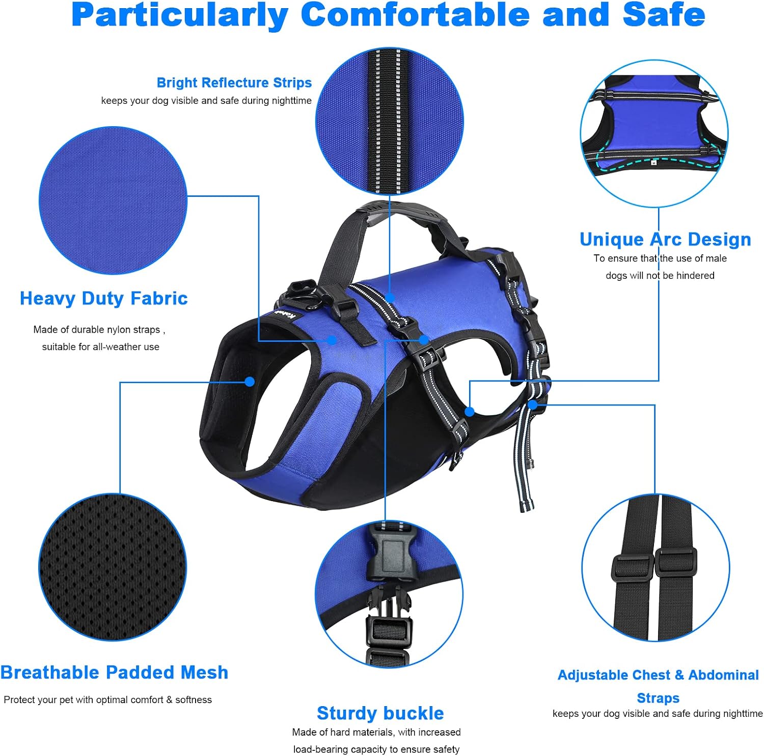 Dog Lift Harness, Full Body Support & Recovery Sling - Image 5