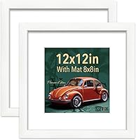 Vista 29 de VCK Paquete de 2 portarretratos de 8 x 10 pulgadas, roble natural, madera de alta gama con vidrio templado, para fotos de 5 x 7 pulgadas