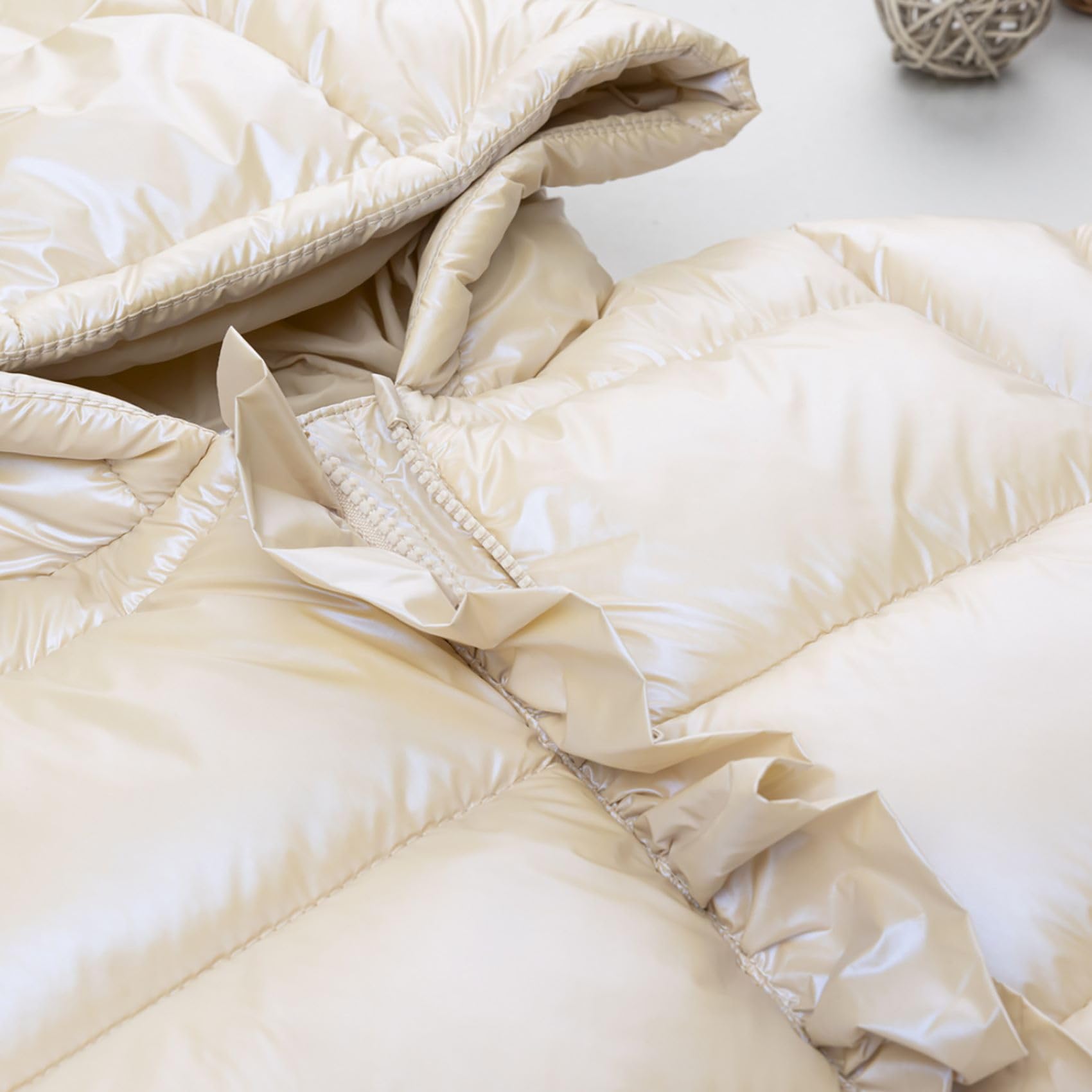 Prénatal, Chaqueta Bebé Niña, Cazadora Acolchada con Capucha y Cremallera, Ideal para el Invierno