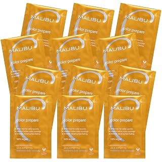 Malibu C Color Prepare Wellness Hair Remedy - Extends Hair Color Vibrancy & Counteracts Discoloration, Dullness & Brassiness - Made with a Blend of Antioxidants