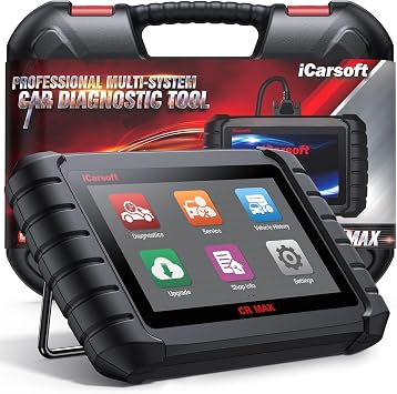iCarsoft CR MAX 2026 Ver Bidirectional Scan Tool All System Diagnosis 50 Services Full Active Test OBD2 Scanner Diagnostic Tool Car Code Reader ECU Coding AUTOVIN CAN FD Lifetime Free Update