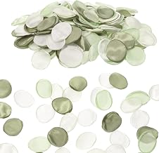 200PCS Sage Green Rose Petals, Artificial Silk Flower Petals for Wedding Decor, Fake Rose Petal for Flower Girl Aisle Scatter, Table Centerpieces Spring Wedding