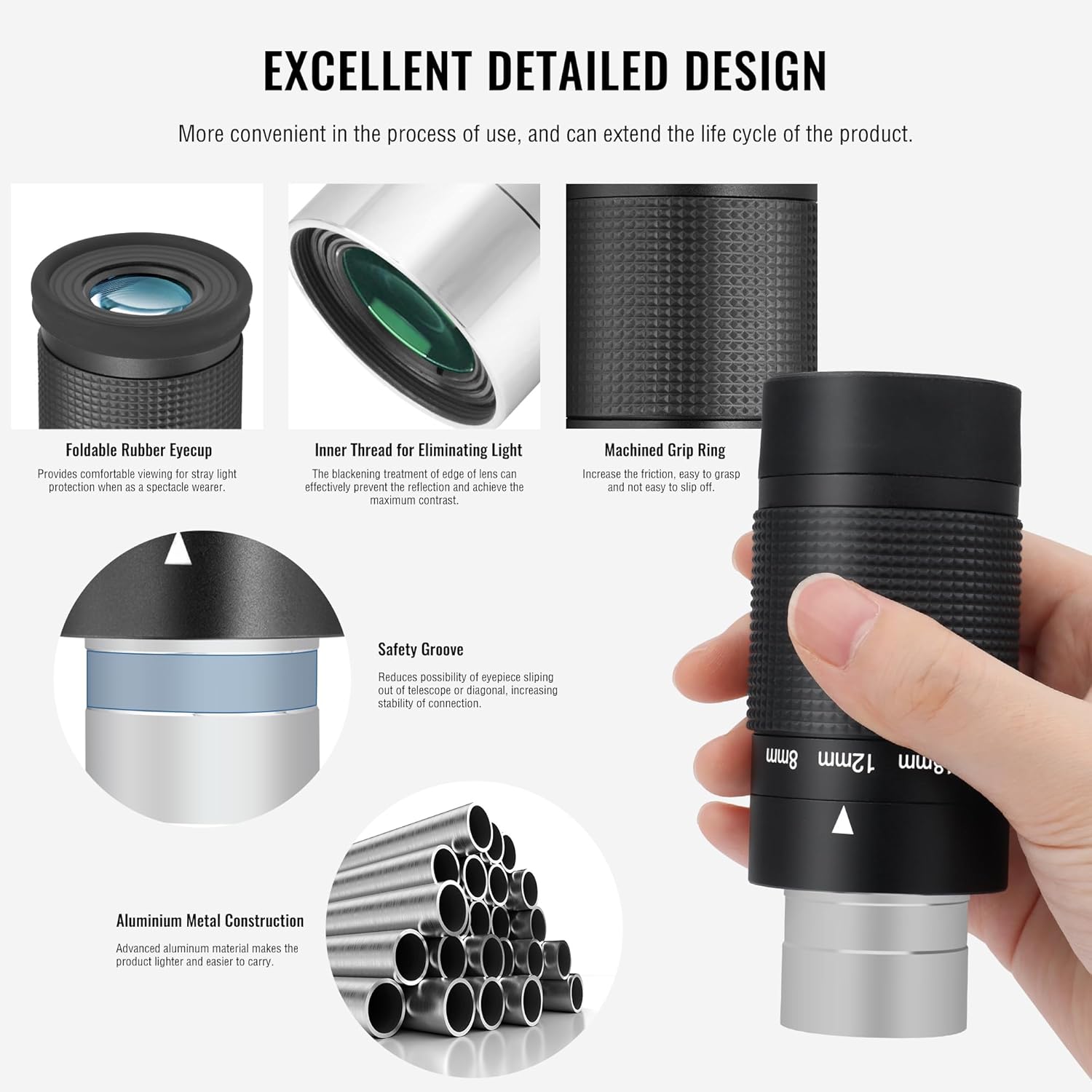 Alstar Telescope Zoom Eyepiece, inch 8-24mm Jamaica Ubuy