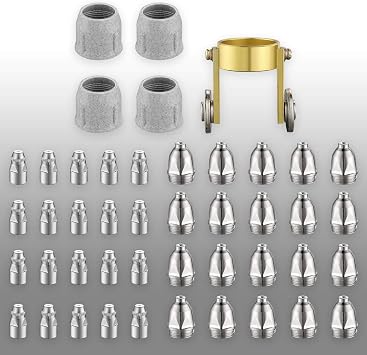 Amico AP80HF-45, 80-120 Amp Non-touch Pilot Arc Plasma Cutter Consumable Set, Use for CHF-50 CHF-60 and APC-50HF/60HF/70HF/80HF