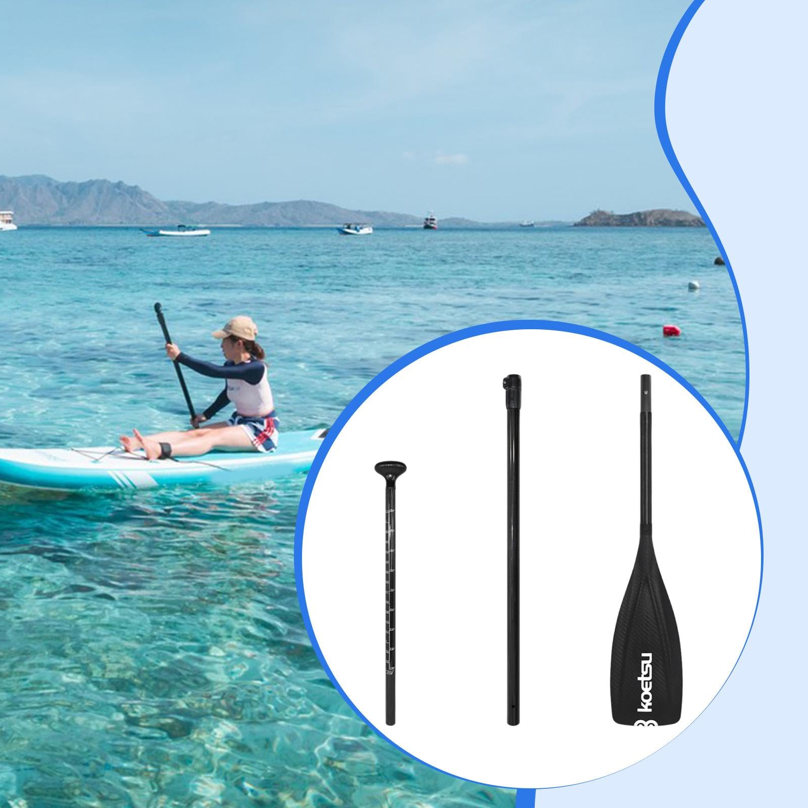 Kayak Paddel mit Einfacher Demontage Humanisiertem Design Kraftvollen Schlägen Und Langlebigem Material für Kanusport für Wasser