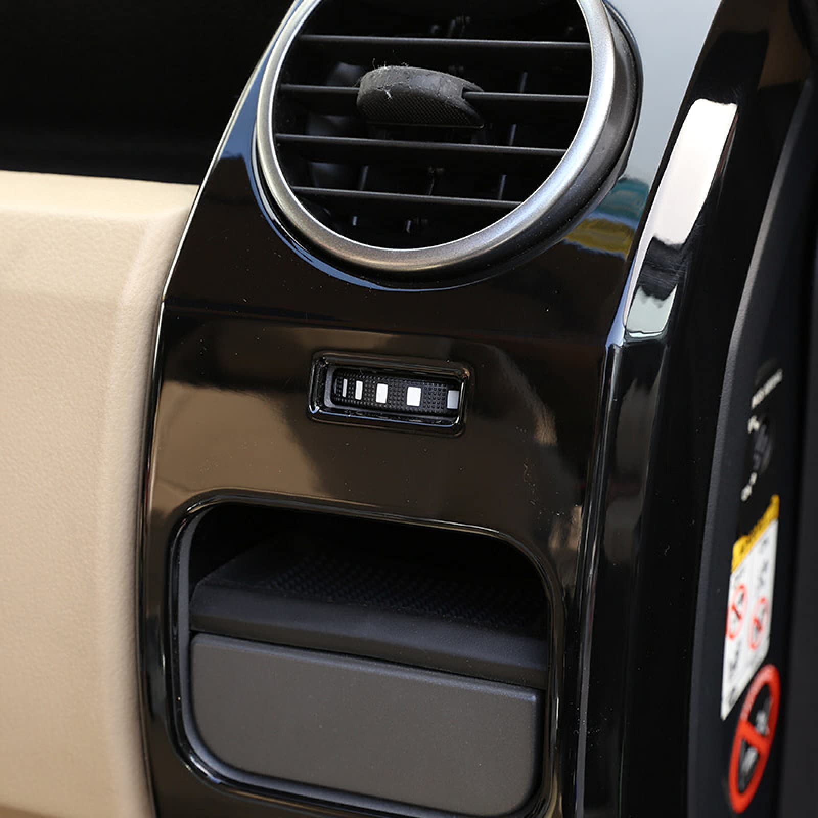 Garniture Tableau De Bord Argentée Pour Land Rover Discovery Sport 2015-2019