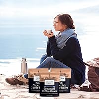 Vista 7 de Liberty Bell Caramelos de café expreso cubiertos de chocolate con leche, bolsa de 15 onzas