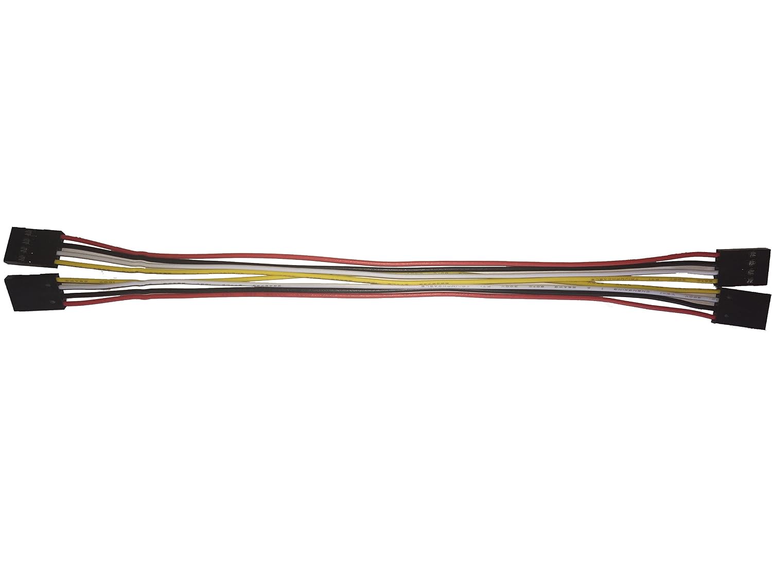 LATTECH 15 PCS 20cm (7.9") Length Jumper Wire Cable 4 Pin 4 Pin Header 2.54mm Pitch PIN 1 to PIN 4-L8