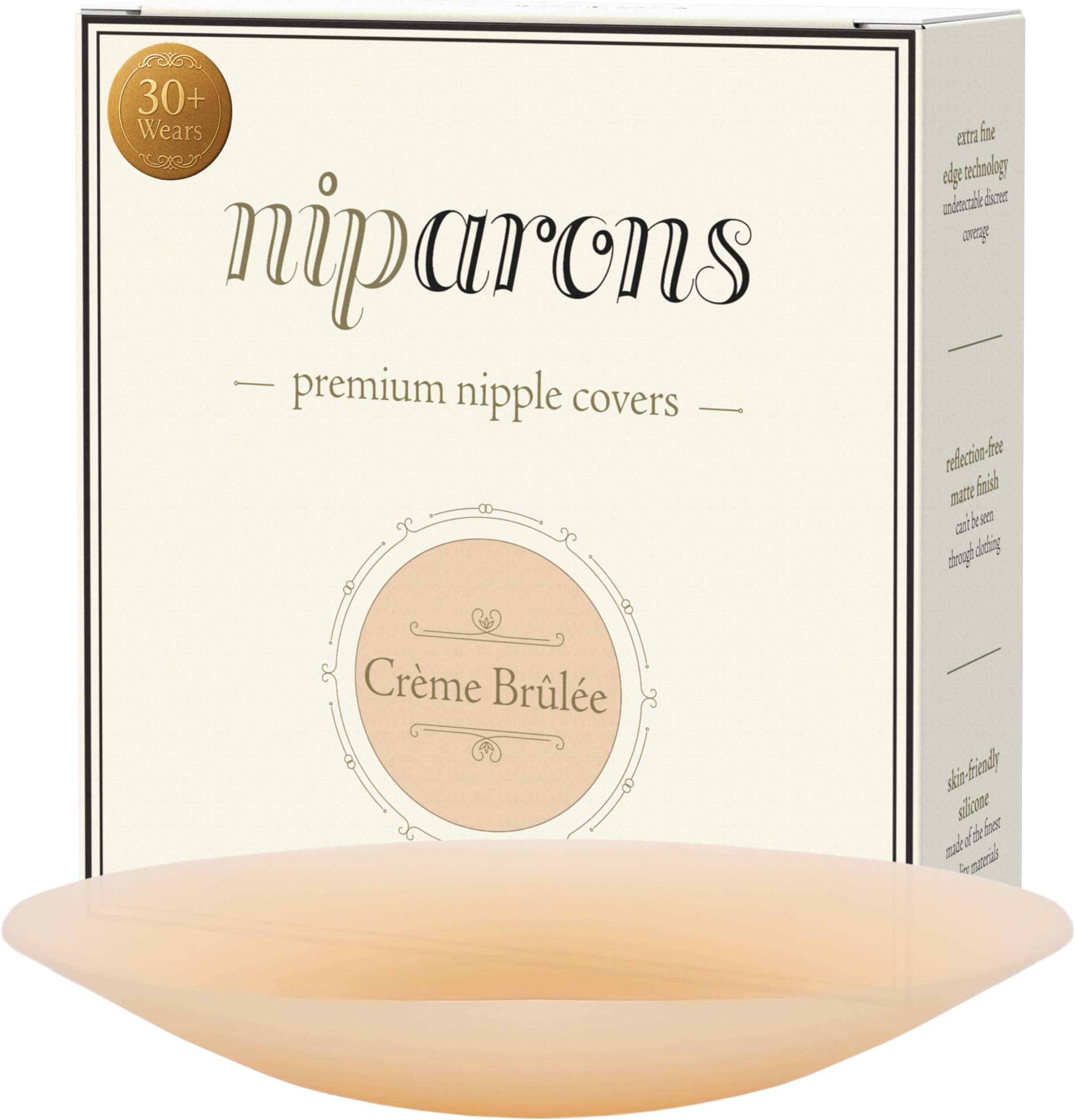 Premium Nipple Covers - Invisible Adhesive Reusable Silicone Nipple Covers