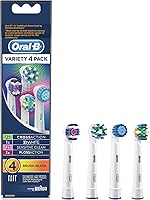 Oral-B Variety Replacement Electric Toothbrush Heads, 4 Pack