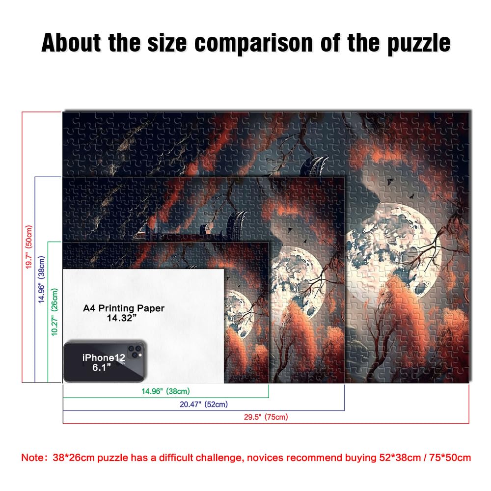 Puzzle 1000 Pièces Pour Adultes, 1000 Pièces De Puzzles Difficiles Pour