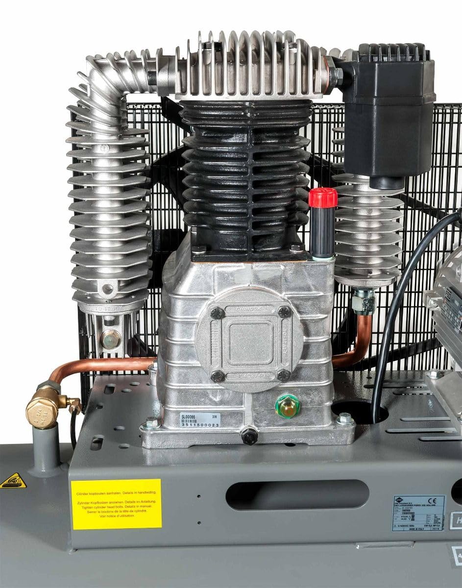 Airpress® compressore ad aria compressa HK 1000-90 (5,5 kW, max. 11 bar, 500 litri di caldaia) connettore di alimentazione 400 V