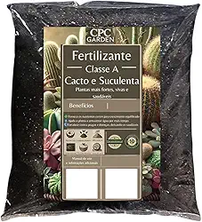 Fertilizante Organomineral Classe A CPC Garden Cacto e Suculenta 1 Kg