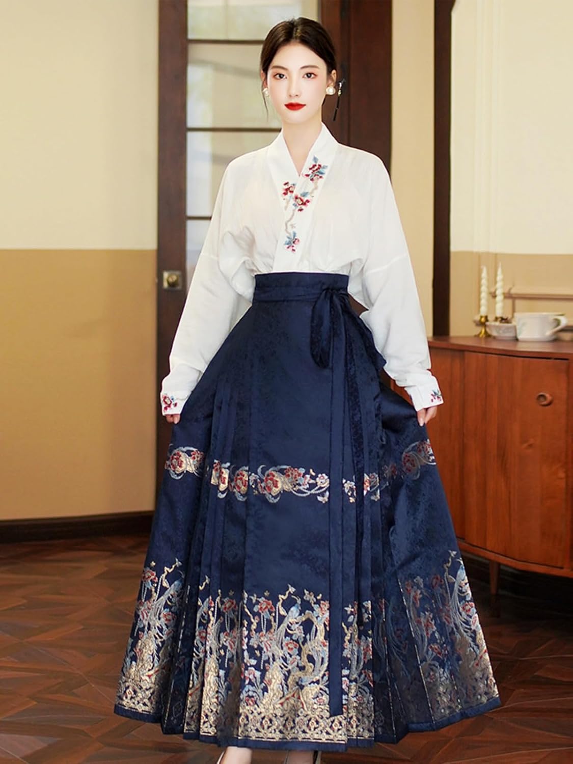 Skirt Set for Women, Spring Chinese Style