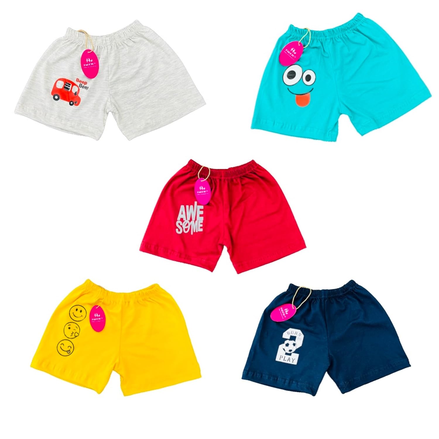 Fareto Baby's & Kid's Cotton Shorts(Pack of 5) (2-3 Years) - Review, Price and Buying Guide