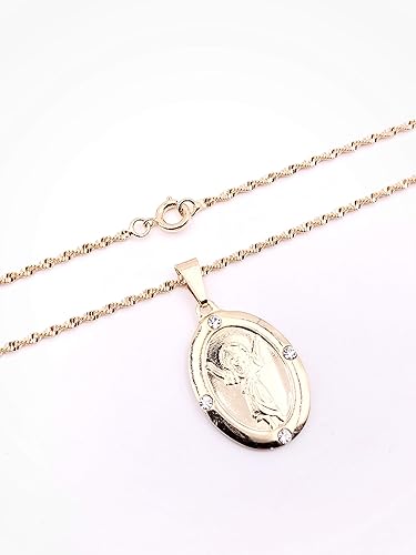 Miniatura 8 de Divine Child Jesus Pendant Necklace 17.5" Chain