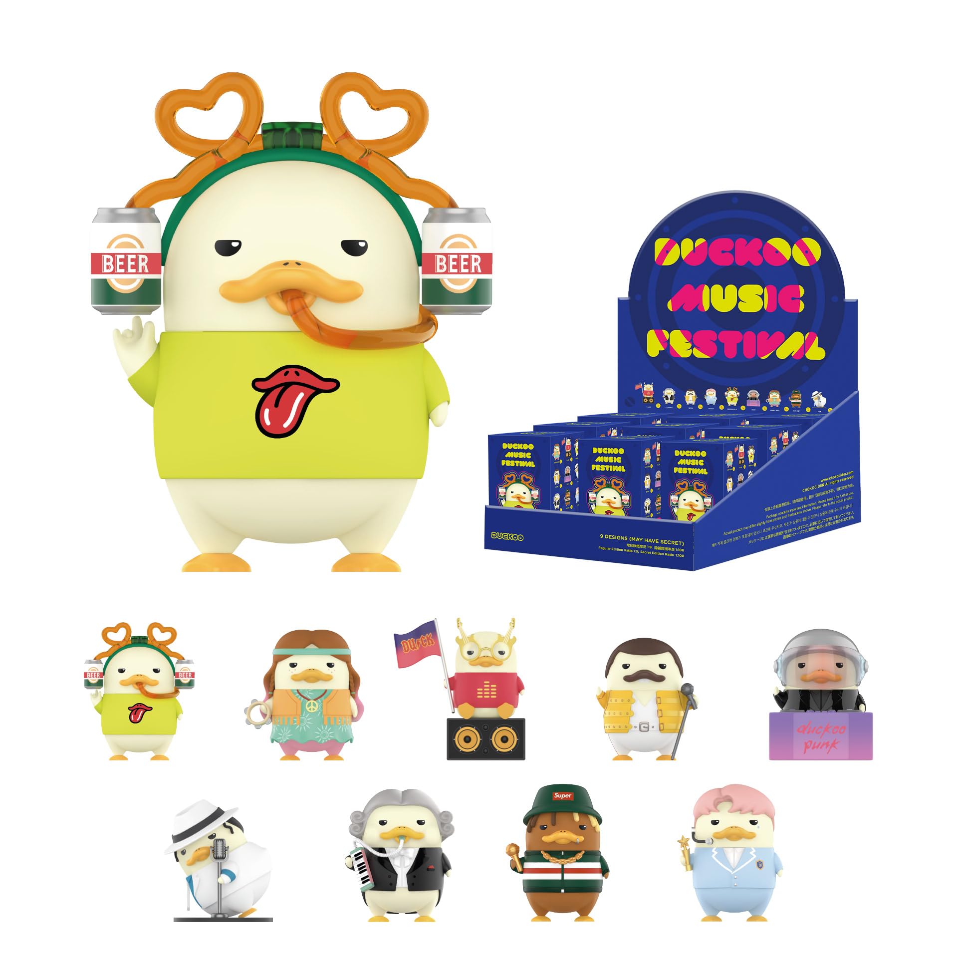 Amazon.com: POP MART DUCKOO Music Festival Series Blind Box
